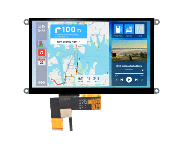 9.0" TFT-LCD